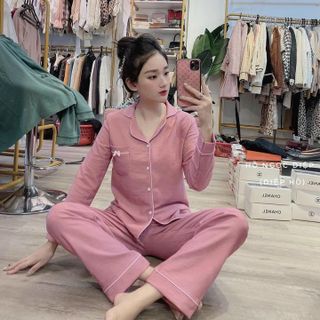 Bộ đồ pijama hàng nhung tăm