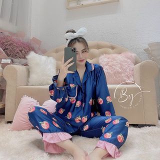 Bộ đồ ngủ pijama lụa satin giá sỉ