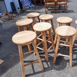 Ghế quầy bar, ghế gỗ