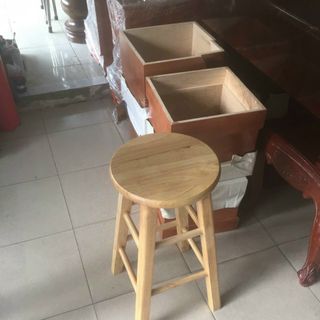 Ghế quầy bar, ghế gỗ