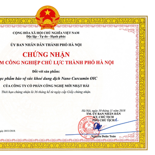 Nano Curcumin OIC (30 viên nang mềm) Hỗ trợ điều trị viêm loét dạ dày, viêm loét hành tá tràng, trào ngược