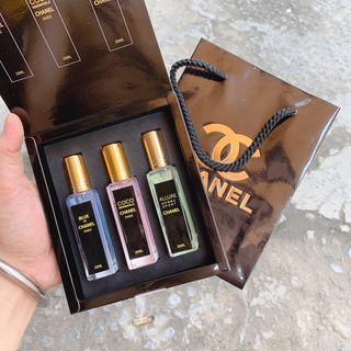 Set nước hoa 3 chai x 20ml hộp đen