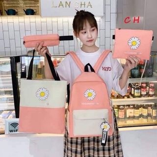 Balo bộ 4 món túi xách 125k