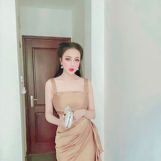 Váy lụa 2 dây