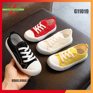 Giày Thể Thao Cho Trẻ Em Giày Vải Mũi Vỏ Sò Thời Trang Độc Đáo Đế Thấp Size 26-36 giá sỉ