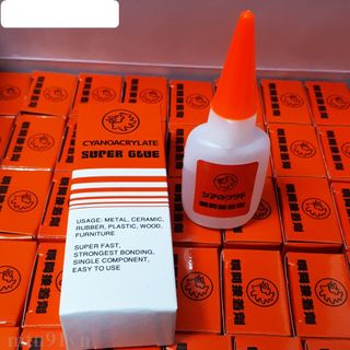 01 Thùng Keo Dán 502 Cyanoacrylate không tạo khói ( Keo Dán Mica , Keo Dính Sư Tử Cam )