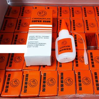 01 Thùng Keo Dán 502 Cyanoacrylate không tạo khói ( Keo Dán Mica , Keo Dính Sư Tử Cam )