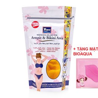 Muối Tẩy Tế Bào Chết Yoko Thái Lan Trắng Da Vùng Nách Bikini 220gr