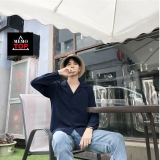 Áo sơ mi cổ vest UNISEX nam nữ đều mặc đẹp