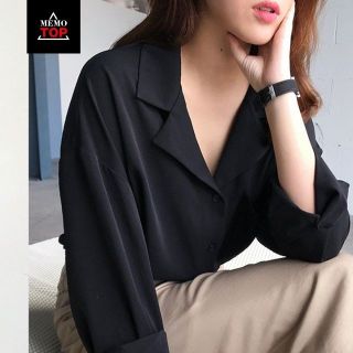 Áo sơ mi cổ vest UNISEX nam nữ đều mặc đẹp