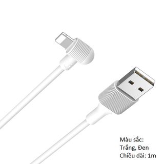 Cáp sạc Lightning bẻ vuông góc 90 độ Borofone BX7, dài 1m