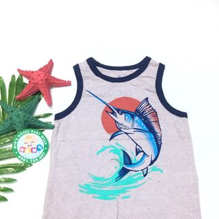 Áo ba lỗ bé trai họa tiết ngộ nghĩnh xinh xắn ABLBT001