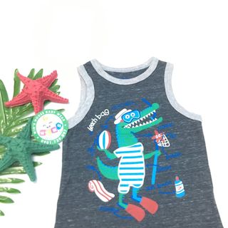 Áo ba lỗ bé trai họa tiết ngộ nghĩnh xinh xắn ABLBT001