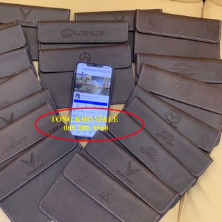 ví da đựng đăng kiểm xe oto