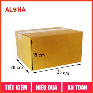 Hộp carton gói hàng size 25x20x15 giá sỉ