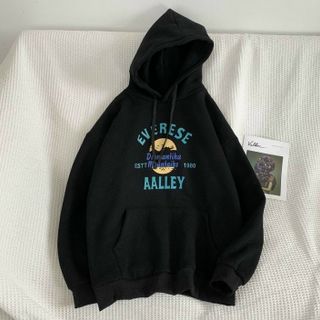 Áo hoodie chất thun nỉ ngoại in EVERESE