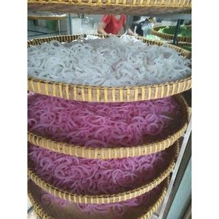 Mứt dừa trắng, xanh, hồng, vàng (có mix màu)