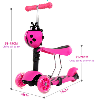 Scooter Bọ cao cấp 2in1