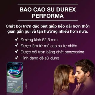 Bao cao su Durex Performa 12 bao