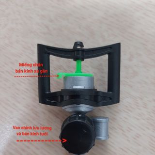 Béc tưới nhỏ có van 5 ly