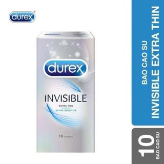 Bao cao su Durex Invisible Extra Thin hộp 10 chiếc