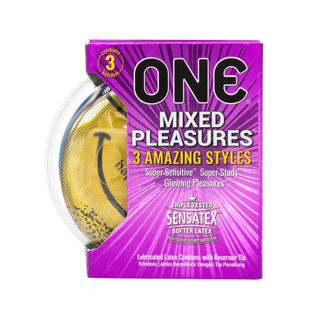 Bao cao su ONE Mixed Pleasures - hộp 3 cái