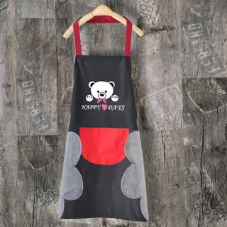 Tạp Dề Gấu Kèm Khăn Lau