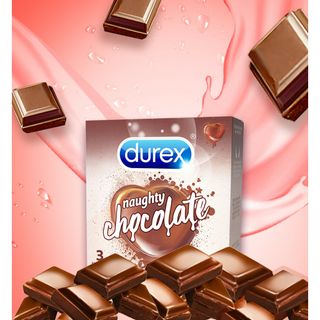 Bao cao su Durex Naughty Chocolate - Hộp 3 pcs