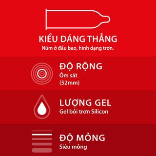 Bao cao su Durex Fetherlite Ultima 3 pcs