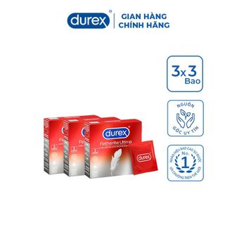 Bao cao su Durex Fetherlite Ultima 3 pcs