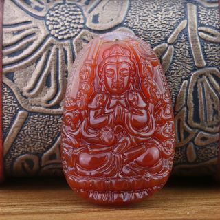 Phật Bản Mệnh Đá Mã Não Đỏ