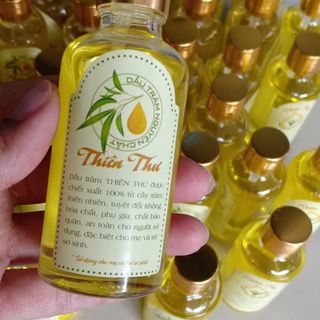 DẦU TRÀM THIÊN THƯ chai 100ml 100% từ lá Tràm thiên nhiên