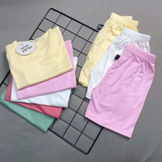 Bộ áo quần thun ngắn tay thời trang trẻ em thoáng mát BAQTNT001