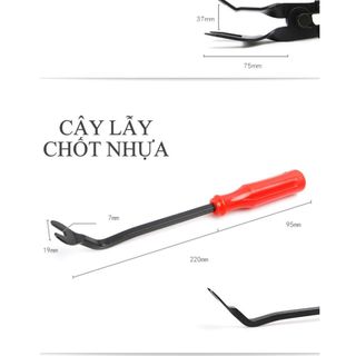Bộ dụng cụ tháo lắp nội thất ô tô chuyên dụng 19 chi tiết.