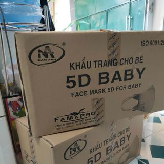 Khẩu trang 5D em bé