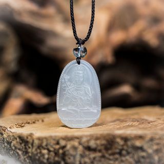 Phật Bản Mệnh Đá Mã Não Trắng