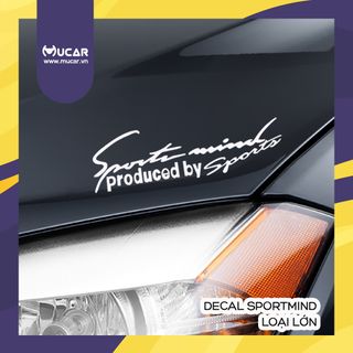 Decal Sportmind trang trí xe hơi