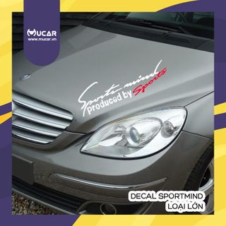 Decal Sportmind trang trí xe hơi
