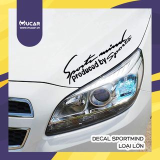Decal Sportmind trang trí xe hơi