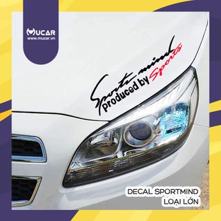 Decal Sportmind trang trí xe hơi