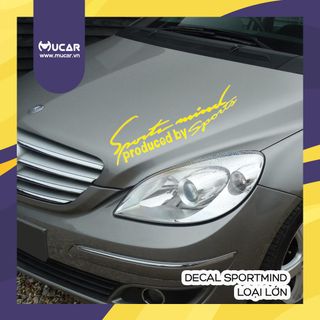 Decal Sportmind trang trí xe hơi