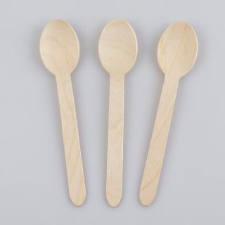 Muỗng (Thìa) gỗ gói 100 cái - KEGO