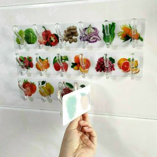 Móc dán tường 3D 6 móc