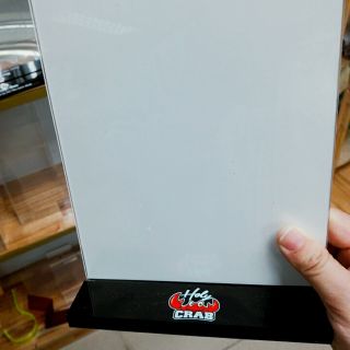 Menu in đế mica In Bạch Dương