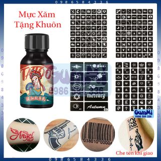 Xăm Giả Siêu Tốc Lên Màu Ngay ( MÀU ĐỎ) Giữ Màu 15 Ngày