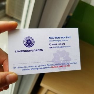 Namecard giấy Mỹ thuật In Bạch Dương