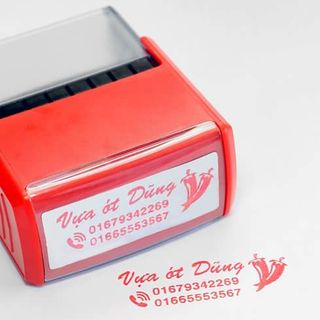 Khắc dấu liền mực In Bạch Dương