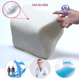 Bộ Gối tựa lưng và tựa đầu ô tô Anihooky giảm đau cổ, vai gáy, cao!