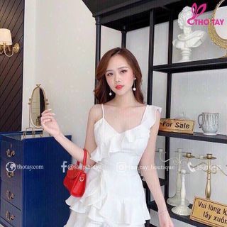 ĐẦM XẾP BÈO (CÓ MÚT - CỰC CHẤT)