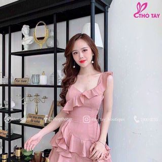 ĐẦM XẾP BÈO (CÓ MÚT - CỰC CHẤT)